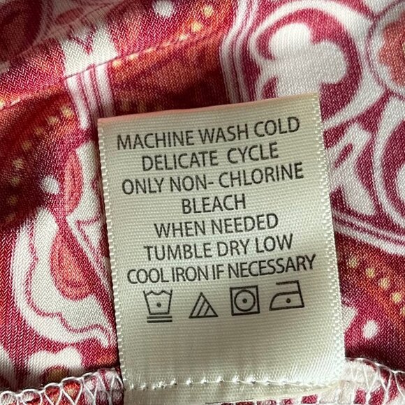 MAX STUDIO Women’s Sleeveless Tie-Waist Dress – Red & White, Size XS - Picture 10 of 12